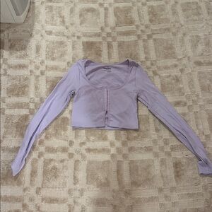 Garage Light Purple long sleeve Top